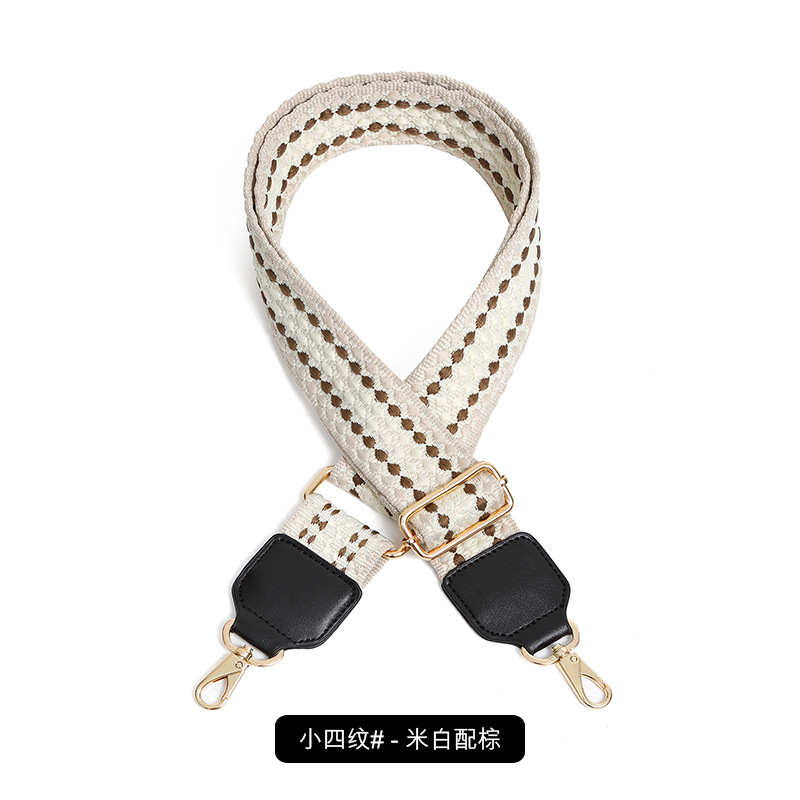 작은 네 줄 - 황백색과 갈색