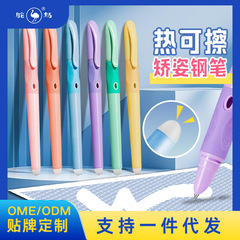 鸵鸟批发热可擦钢笔小学生专用摩易擦优握正姿三年级学生可换墨囊