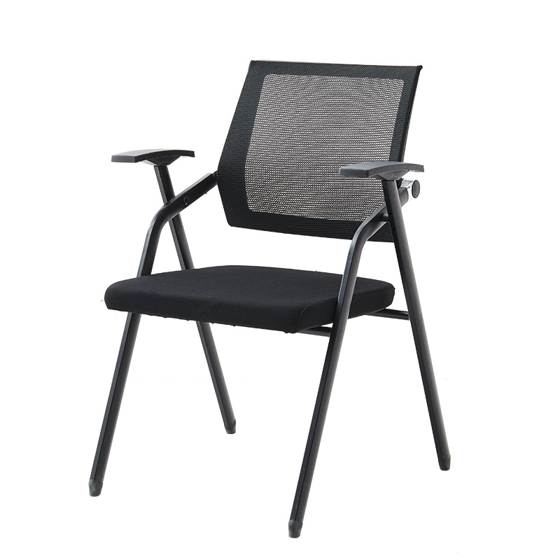 Silla de entrenamiento simple moderna con tablero de escritura personal silla de conferencia de oficina silla de malla transpirable silla de computadora al por mayor