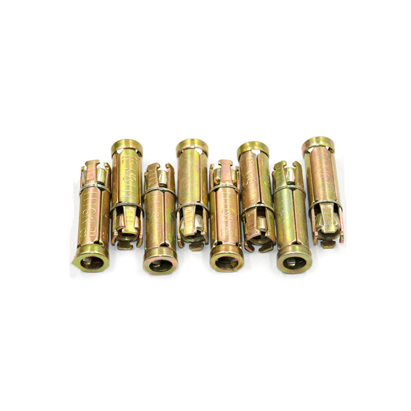 Three-piece gecko three-piece expansion bolt color zinc blue white zinc three-piece four-piece gecko heavy three-piece gecko