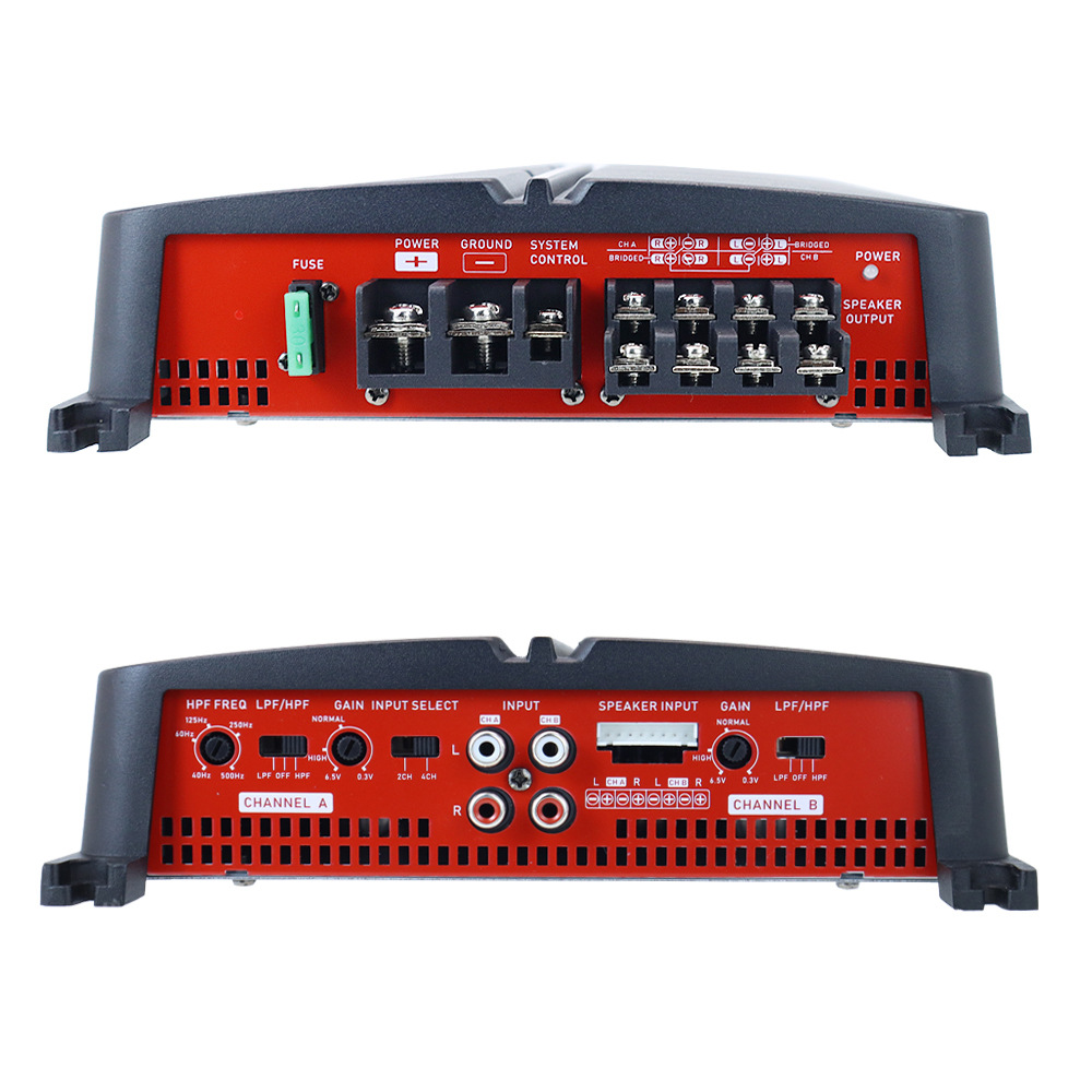 Direct Selling Piongm6704 Four-Way High-Power Vehicle-Mounted 12V Car Amplifier Car Audio Modified 4-Way Amplifier