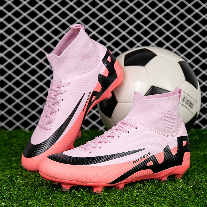 Tenis de Fútbol de Bota Modelo 16 de Cuero Sintético para Césped Artificial