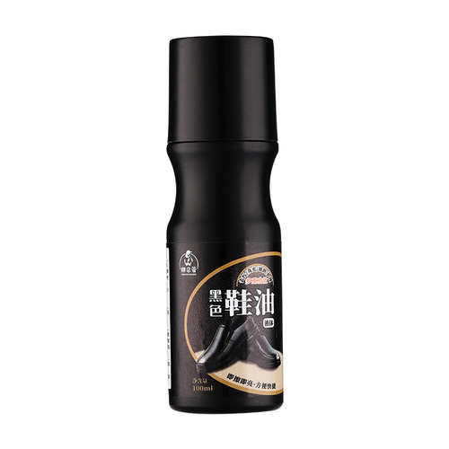 Leather shoe polish black colorless brown liquid leather maintenance oil shoe polish artifact universal universal shoe polish black and bright