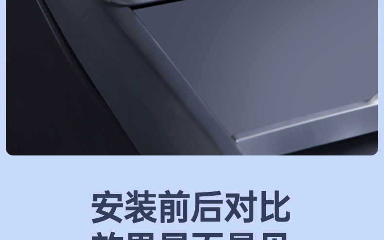 Suitable for Tesla Model 3/Y New Version Beam Model Center Console Wireless Charging Silicone Pad Full Coverage Protection Anti-Slip