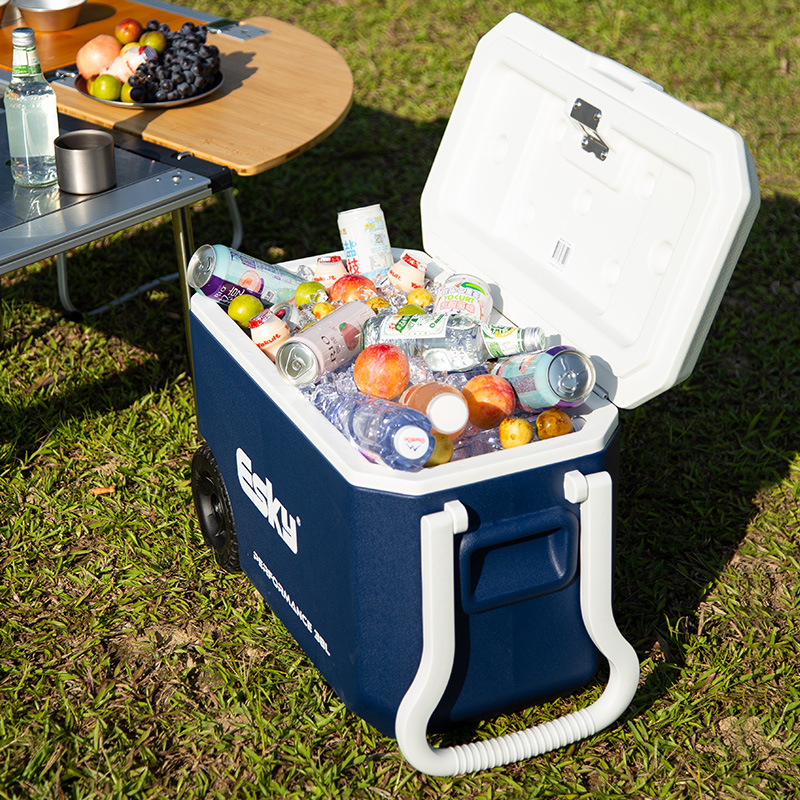 Luomin ESKY original serie HPE 38L incubadora con polea de mango al aire libre de almacenamiento portátil de aislamiento frío incubadora