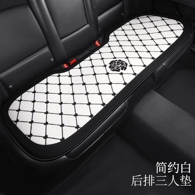 Seat cushion, seat cover | Bow Cartoon Women's Seat Cover - white-rose-f009-rear-seat-cushion