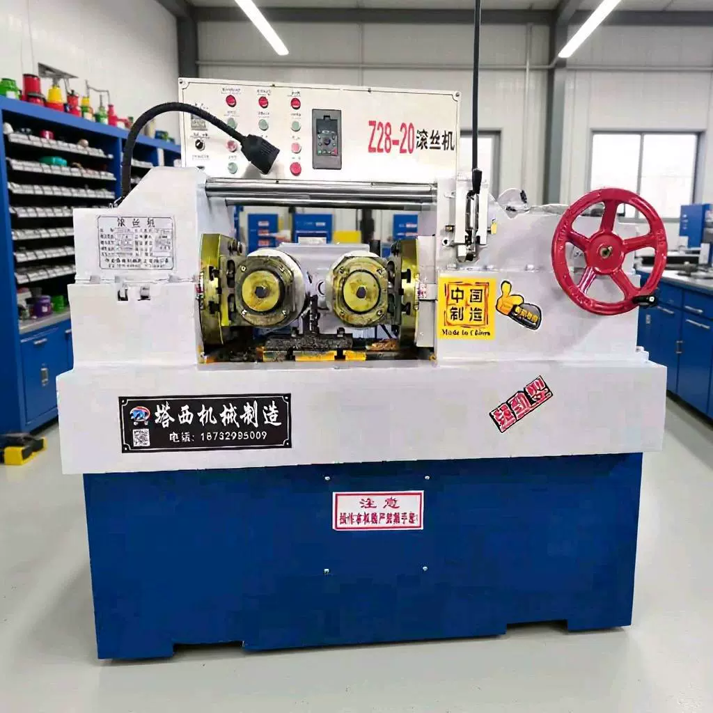 高精度变频调速滚丝机燕尾滑道滚丝机200型大滚丝机