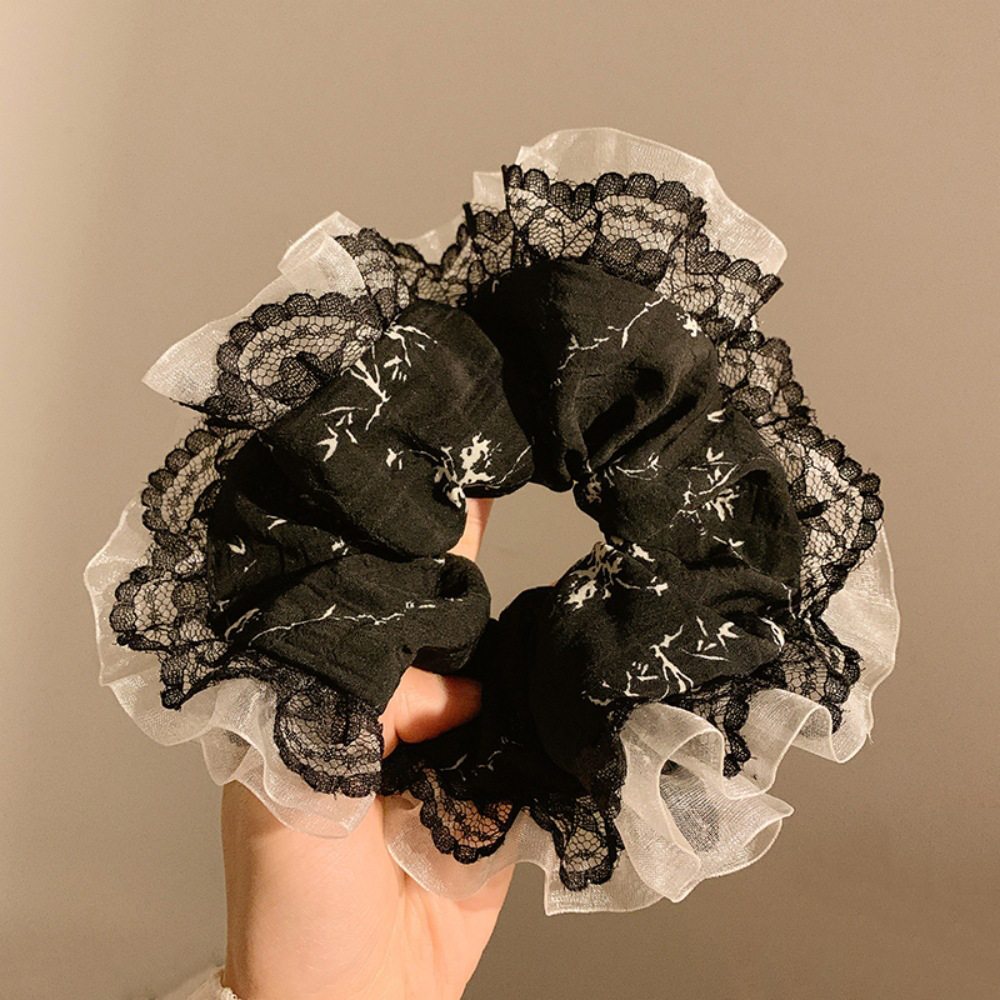 Correa coreana arco de mariposa intestino 2025 cabello anillo de cabello de cabello de cola de cabello de la niña decoración de invierno invierno decoración de invierno