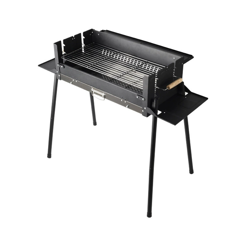 Portable folding charcoal grill, Hot style IGT, removable furnace and side trays, 6 kg