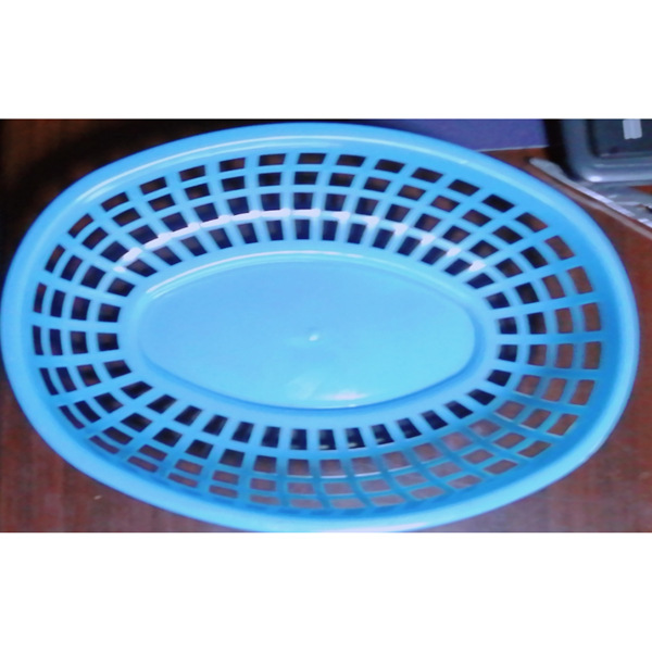 Cesta de pollo frito y patatas fritas, cesta de hamburguesas, merienda de té de la tarde, cesta de plástico ovalada, cesta de comida para fiestas, recortada image 11
