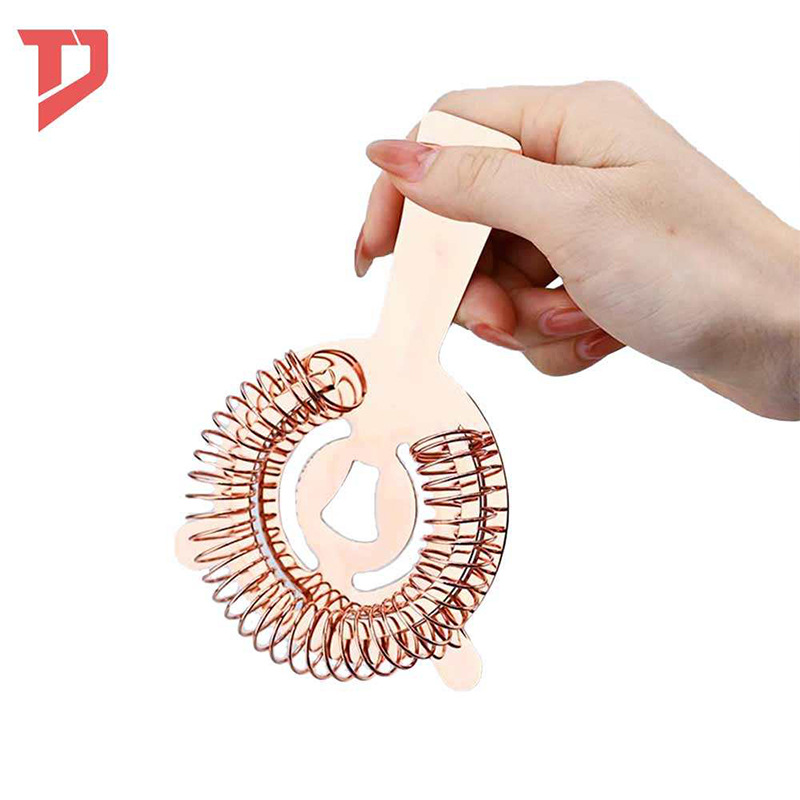 Directo de fábrica de acero inoxidable 304 de forma especial Filtro de hielo cuchara separador de hielo colador múltiples tipos disponibles