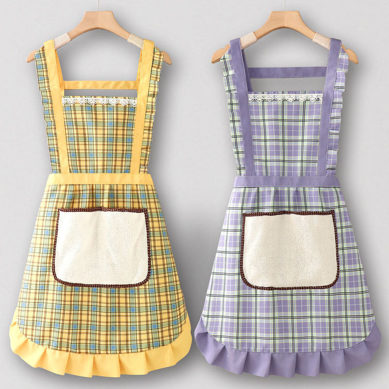 Nail Art Apron, Kitchen Home Cooking Art Canvas Work Clothes, Women's Catering Workwear, Special for Work, 2026 New Model