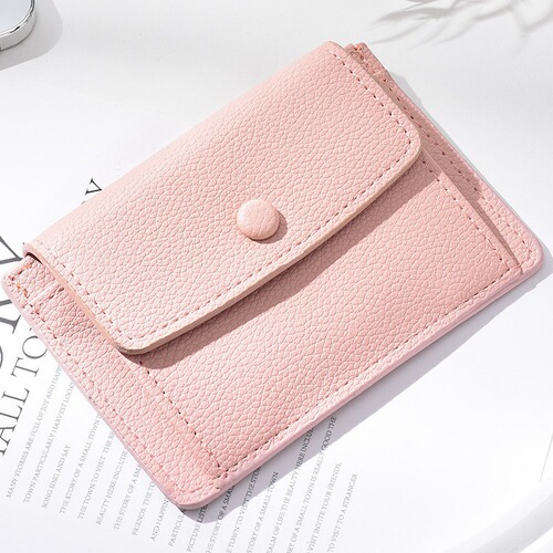 ID card holder ultra-thin multi-card slot card holder high-looking  new women's exquisite card holder coin purse storage bag