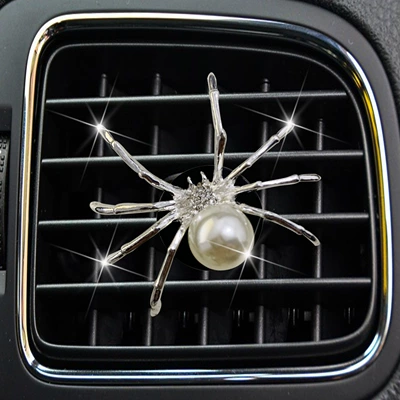 Car Perfume Aromatherapy outlet perfume clip silver