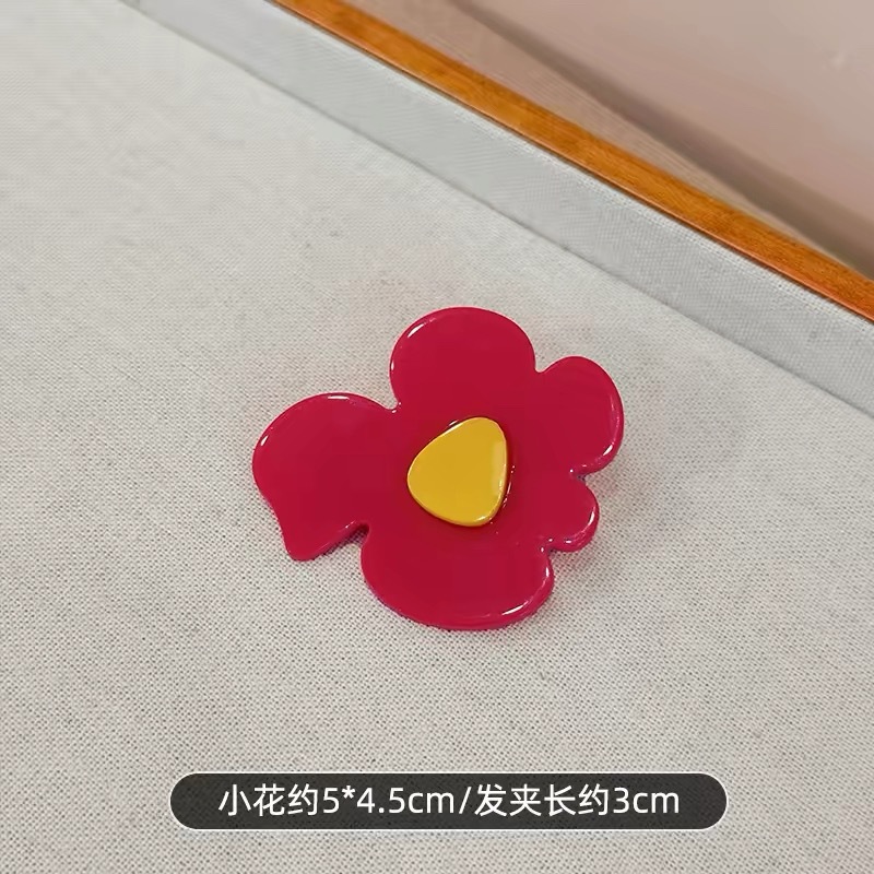 어린이 꽃 하트 집게핀 앞머리 잔머리 정리 헤어핀