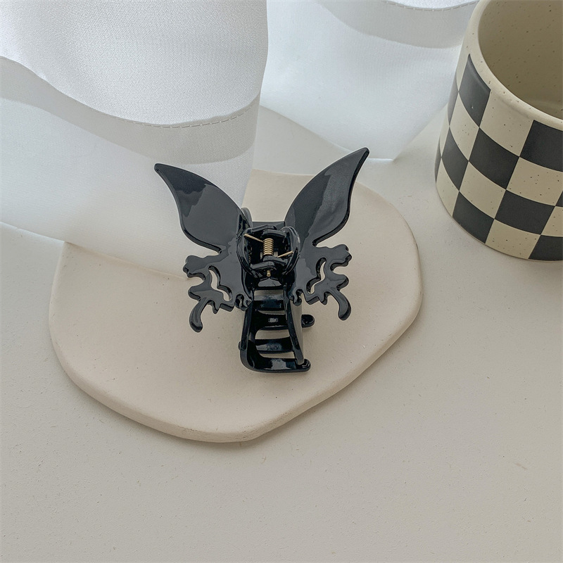 Tulipán horquilla hembra lindo cachorro tiburón clip de alto grado pequeño agarre clip neto rojo ins Cabeza trasera clip tocado