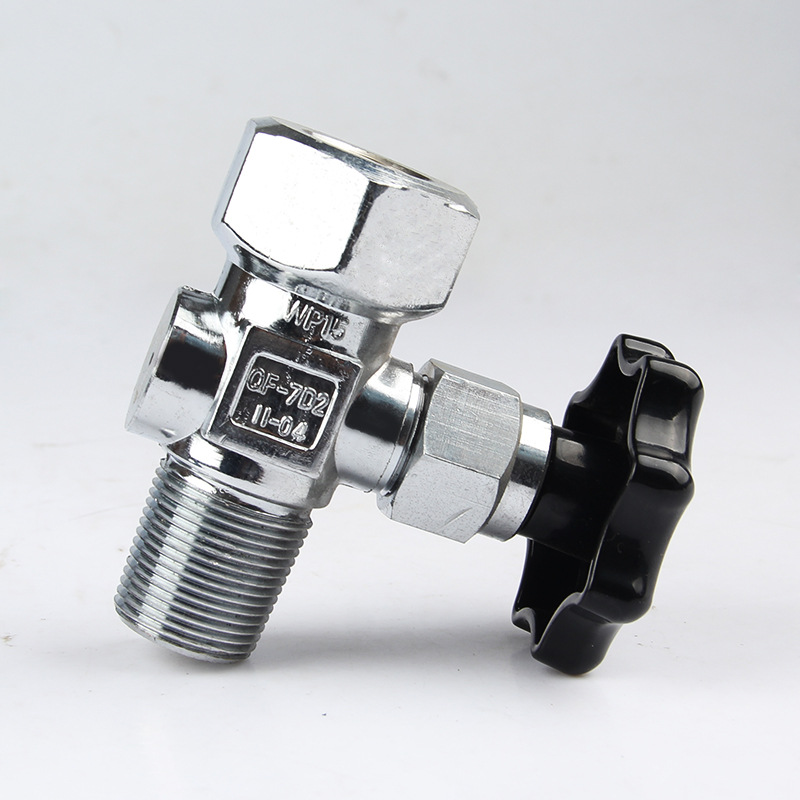 QF-7D2氧气瓶截止阀出口向上G5/8内螺纹高压安全软密封快装手动