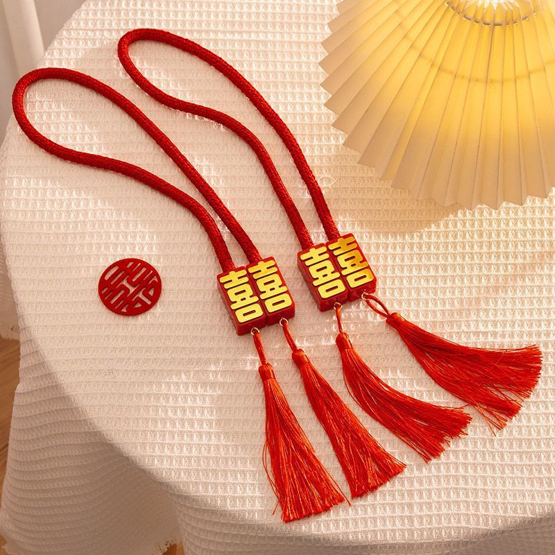 Cortina de boda correa de adsorción decoración cortina de flores decoración cortina de dormitorio de mujer decoración colgante