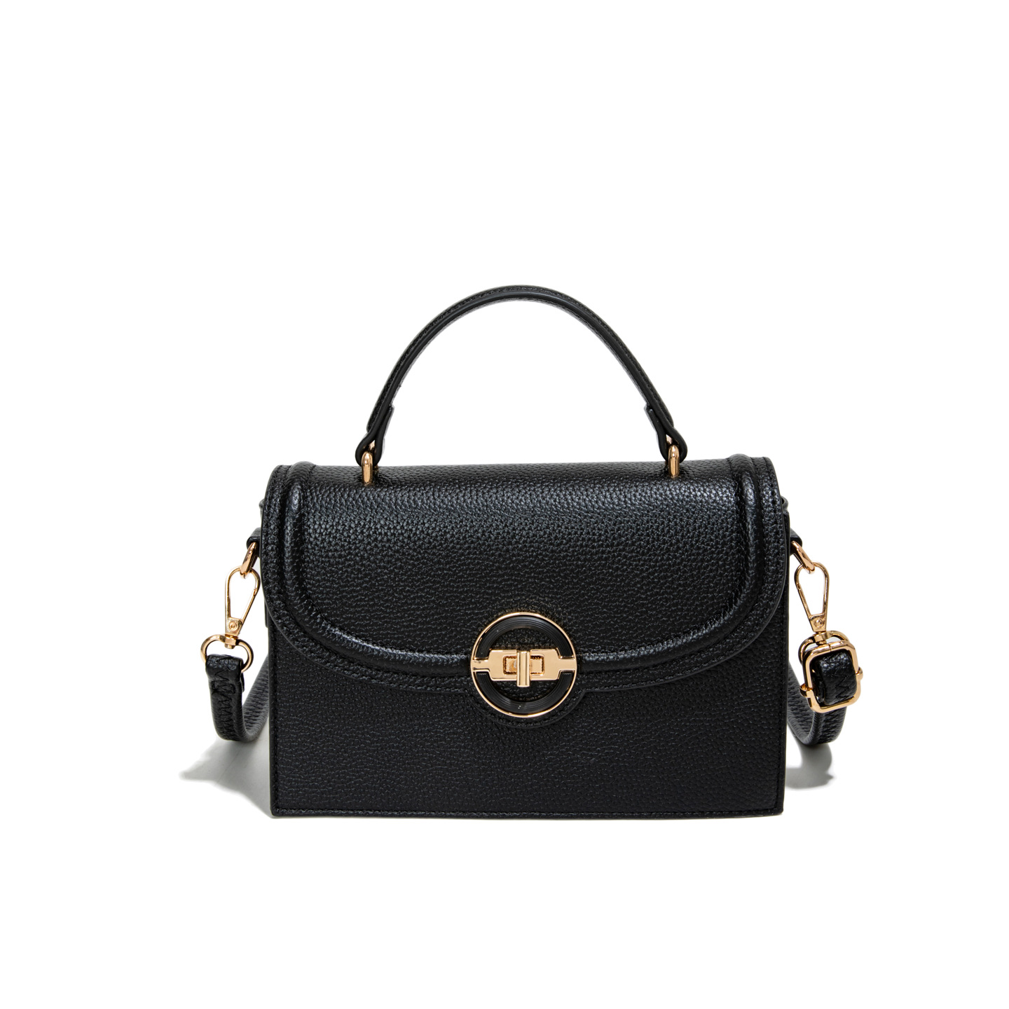 Bolso de mochila para mujeres 2025 nueva moda transfronteriza bolso de mano cuadrado de alta calidad lichi estampado bolso de hombro universal