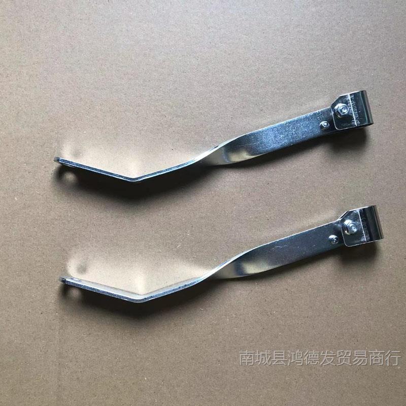 电动车钢棚支架后视镜通用加厚加固螺丝塑料雨棚不锈钢支架