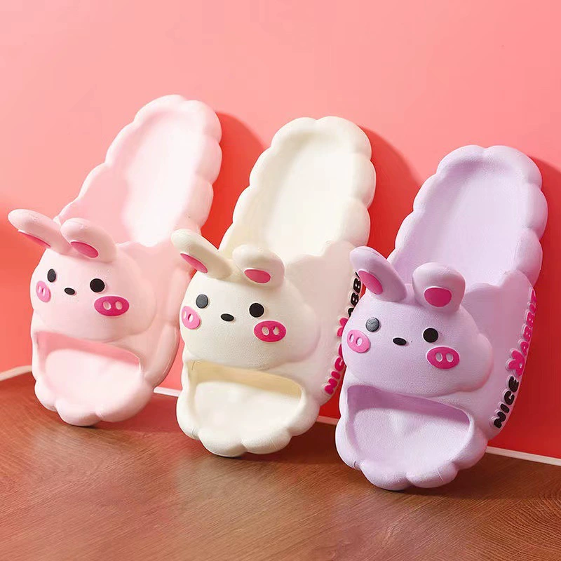 Детские тапочки 2023 новый милый мультяшный Кролик для родителей и детей уличные тапочки с мягкой подошвой домашние тапочки в наличии