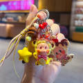 Acessórios de pingente de boneca boneca feita à mão diy estrela bonito frisado telefone móvel pingente de carro chaveiro pingente de boneca 8
