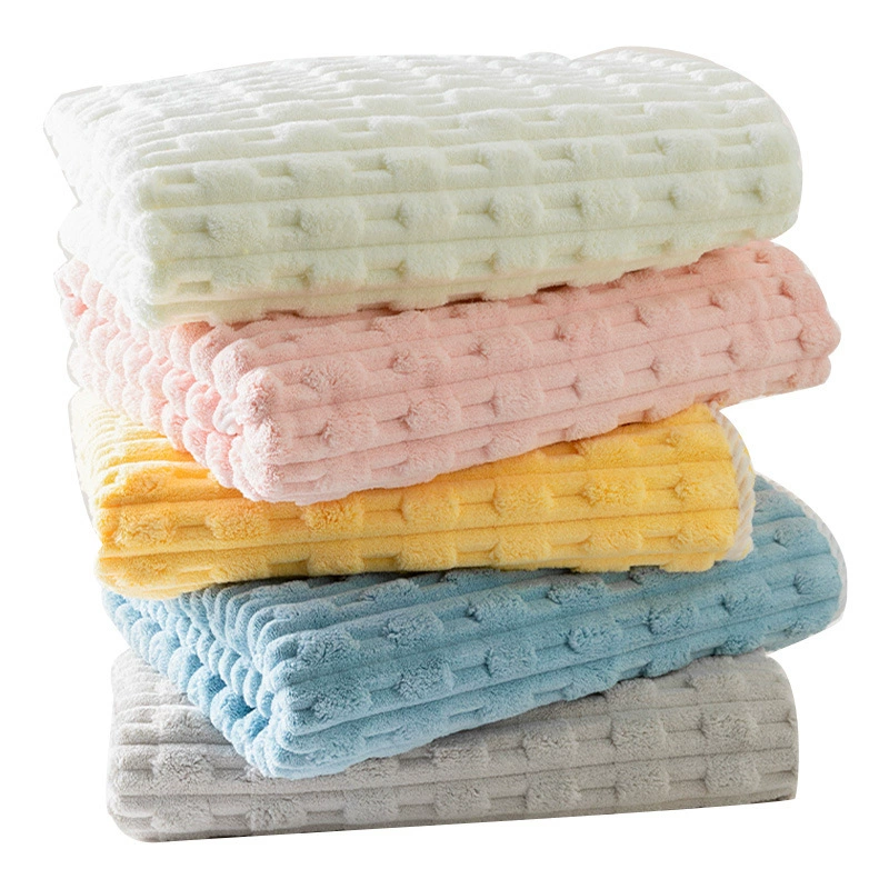 Bamboo soft tape for elementary school students, bath towel, water absorbent, increased thickness