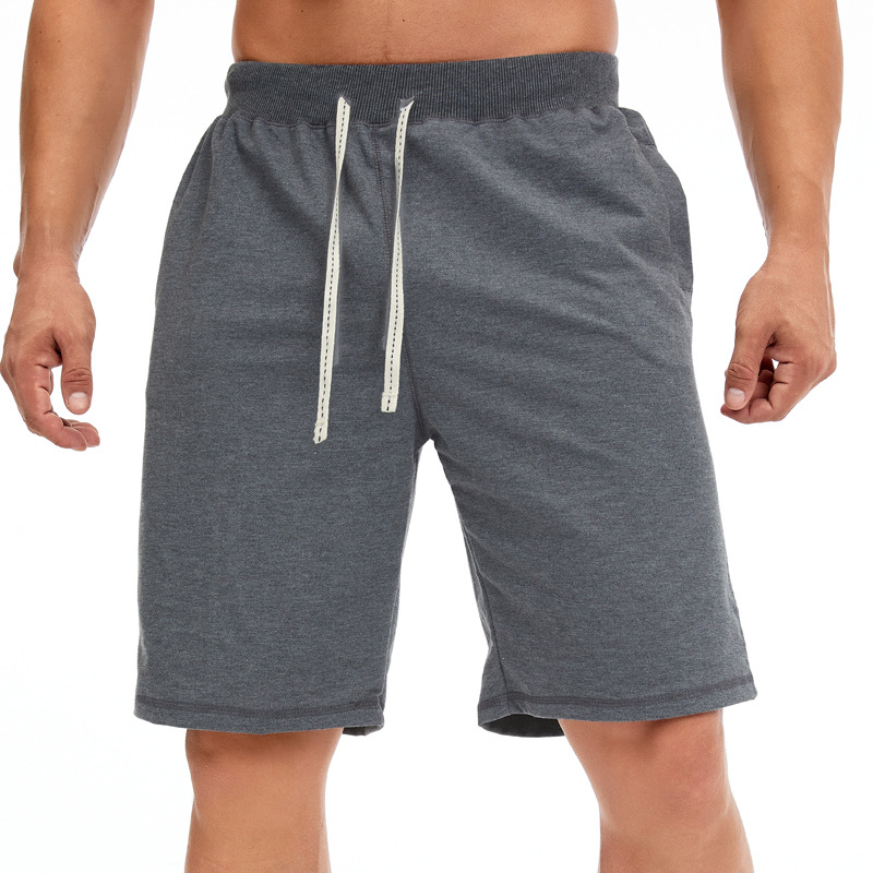 Men's Loose Shorts Summer Beach Pants Drawstring Sweatpants