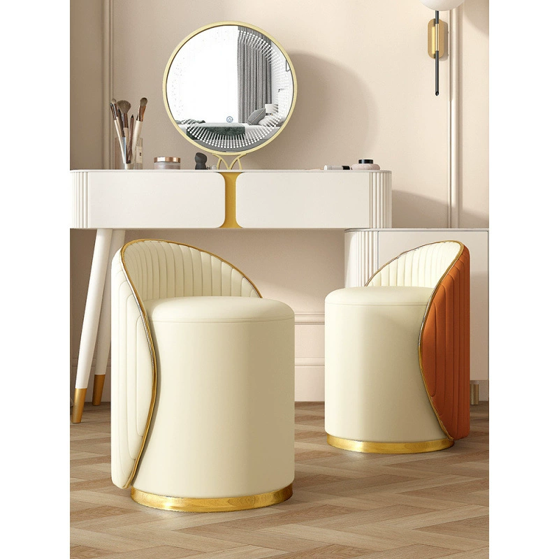 Легкий роскошный табурет для маленькой квартиры, простой бытовой табурет для макияжа, табурет для макияжа с хранением, стул для макияжа, табурет в стиле ins