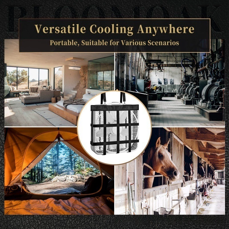 Прямые продажи Amazon, стабильная сумка для вентилятора, подвесной ящик, кронштейн для вентилятора, подвесной кронштейн для вентилятора для конного спорта, террасы