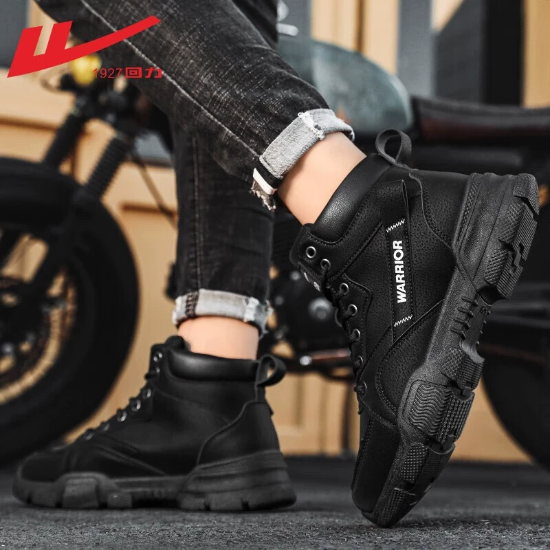 Мужские ботинки на шнуровке, ботинки-мартинсы, новые мужские ботинки осень-зима 2025, мужские ретро-ботинки на высокой подошве, мужские рабочие ботинки