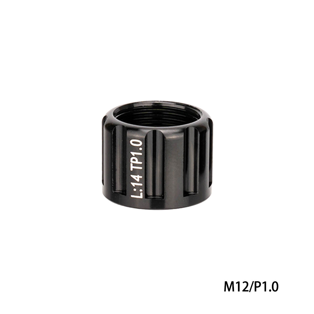ZTTO Bicicleta Bicicleta Axle Tuerca M12 M15 Tapa del eje del barril para 1.0/1.5/1.75 eje del barril de paso