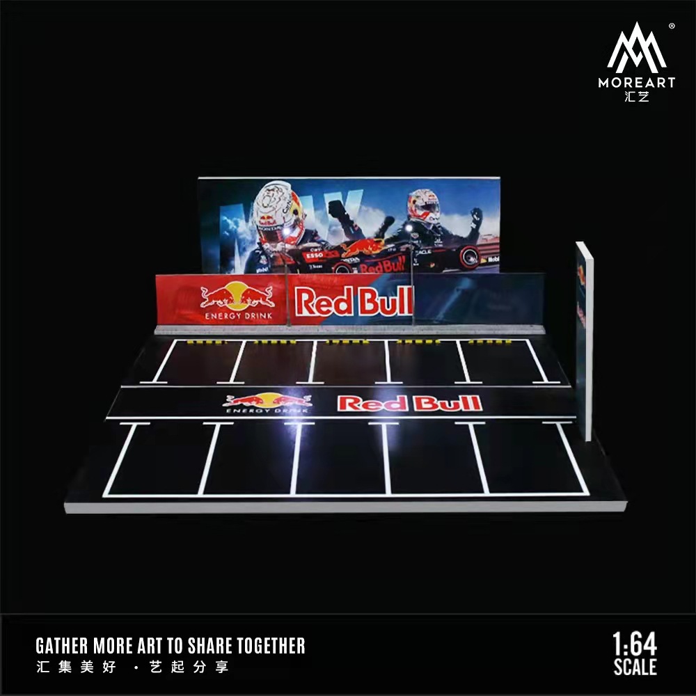 Estacionamiento modelo escena 1:64 simulación de aleación modelo de coche de juguete de almacenamiento de coches pantalla de luz decoración regalo