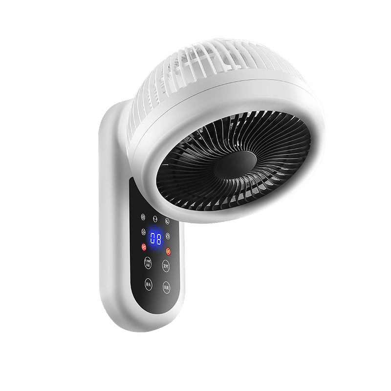 ventilador de circulación de aire de pared ventilador eléctrico de pared ventilador de pared de cabecera doméstica dormitorio sin perforación fábrica de dormitorio