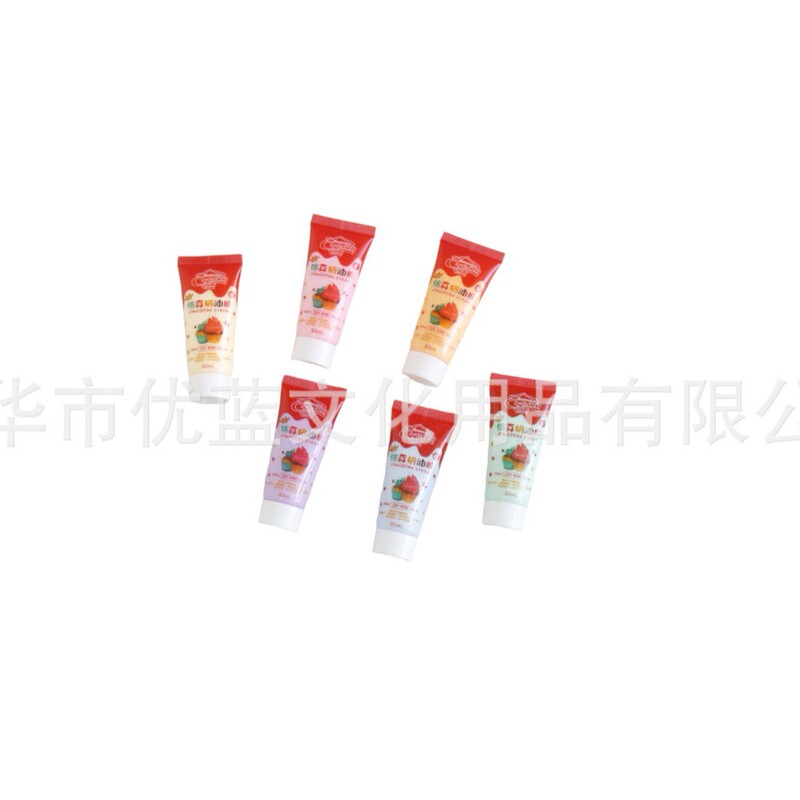 Factory Direct Sales Cream Glue 30g Simulation DIY Cream Glue Craft Shop Package Hairpin Homemade Cute Educational