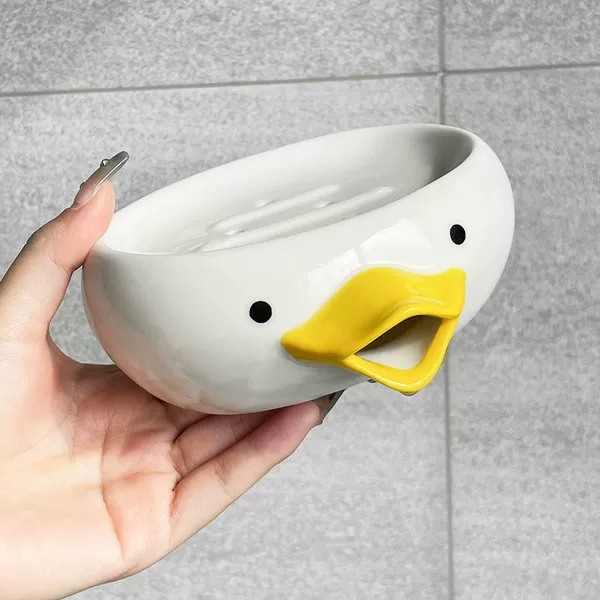 Cute duck ceramic model