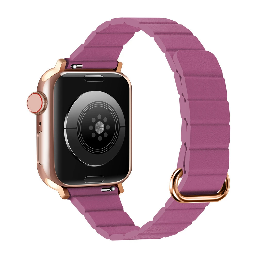 Подходит для iWatch8 Apple Watch S5678 капсула магнитная кожа Кожа Коробочный ремень Apple Watch8