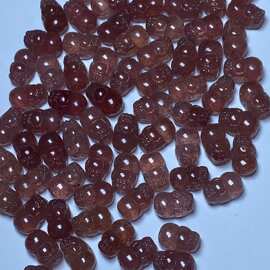 天然草莓晶肥嘟嘟草莓貔貅小配饰创意款百搭diy配饰配件手串提溜