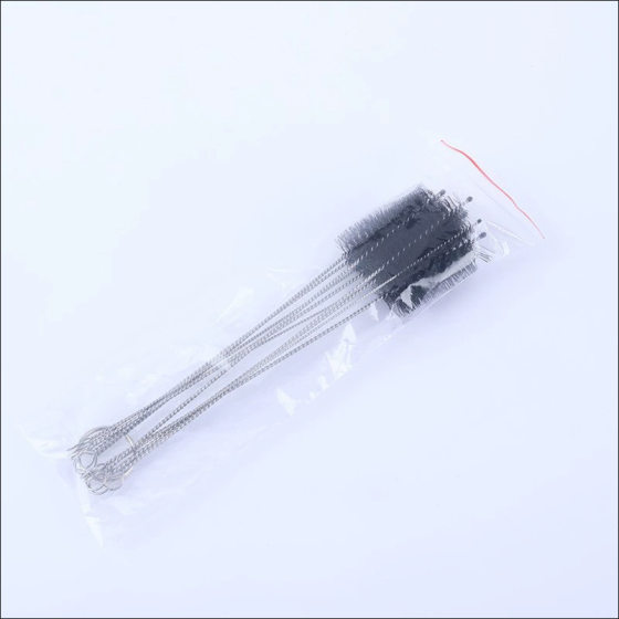 Cross-border labeling 10 pieces of suction pipe cleaning brush suit suction pipe brush cleaning brush long suction pipe brush nylon cleaning brush