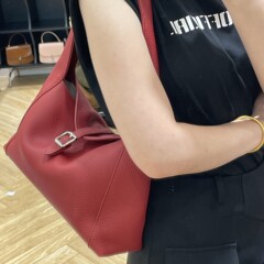 2025秋冬新款高级感磨砂包牛皮小众设计腋下包单肩通勤百搭手提包