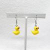 B.Duck, small design funny amusing palette, earrings, strawberry