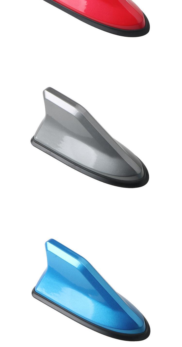 Car Decorative Shark Fin Antenna with Signal Radio Special Antenna Roof Spoiler Antenna Modification Without Drilling