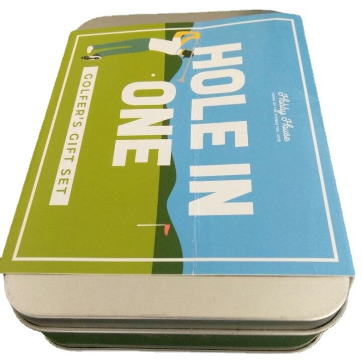 收纳长方形铁盒包装光身金属铁磨沙铁盒饰品小物件铁盒包装