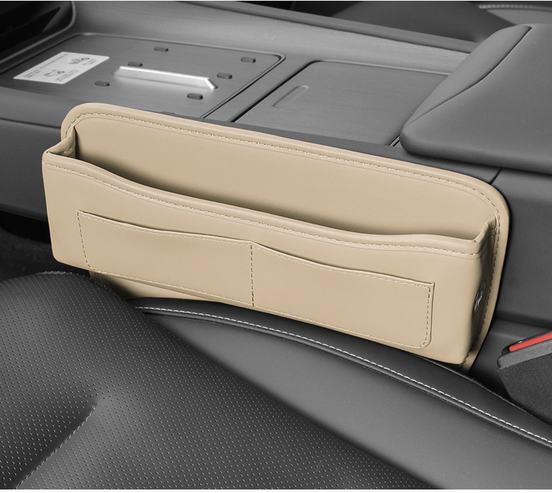 Car seat gap storage box car seat storage box gap plug leather multifunctional storage bag storage box