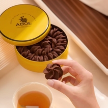 ADOL艾许黄油珍妮巧克力曲奇铁盒手工小花饼干礼盒伴手礼甜品