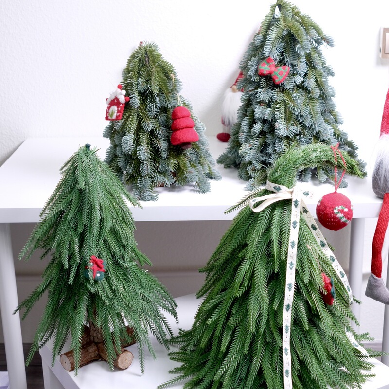 Cross-border Christmas simple small simulation Christmas tree DIY holiday atmosphere living room decoration tree Cross-border Christmas simple small simulation Christmas tree DIY holiday atmosphere living room decoration tree