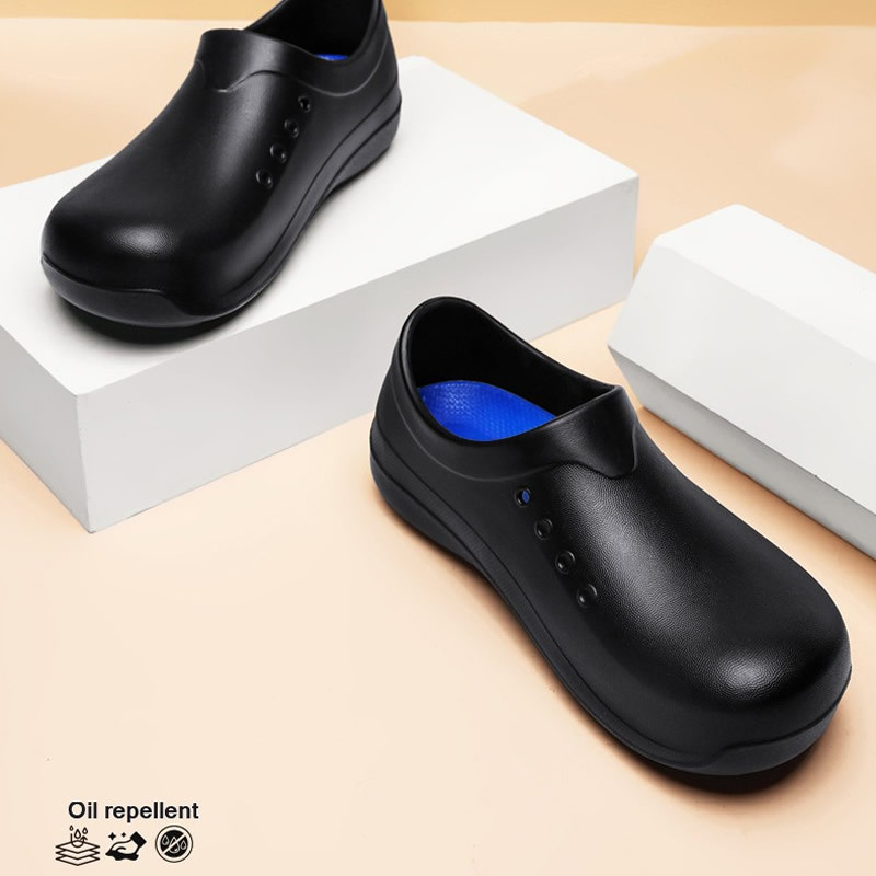 Zapatos de Chef al por Mayor, Antideslizantes, para Cocina y Hotel, Impermeables, Resistentes al Aceite, Ligeros y Cómodos, de EVA