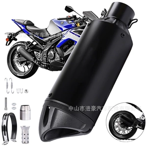 Kawasaki Chunfeng Horizon Caliber üçün universal ördək dimdiyi tipli motosiklet qaz borusu