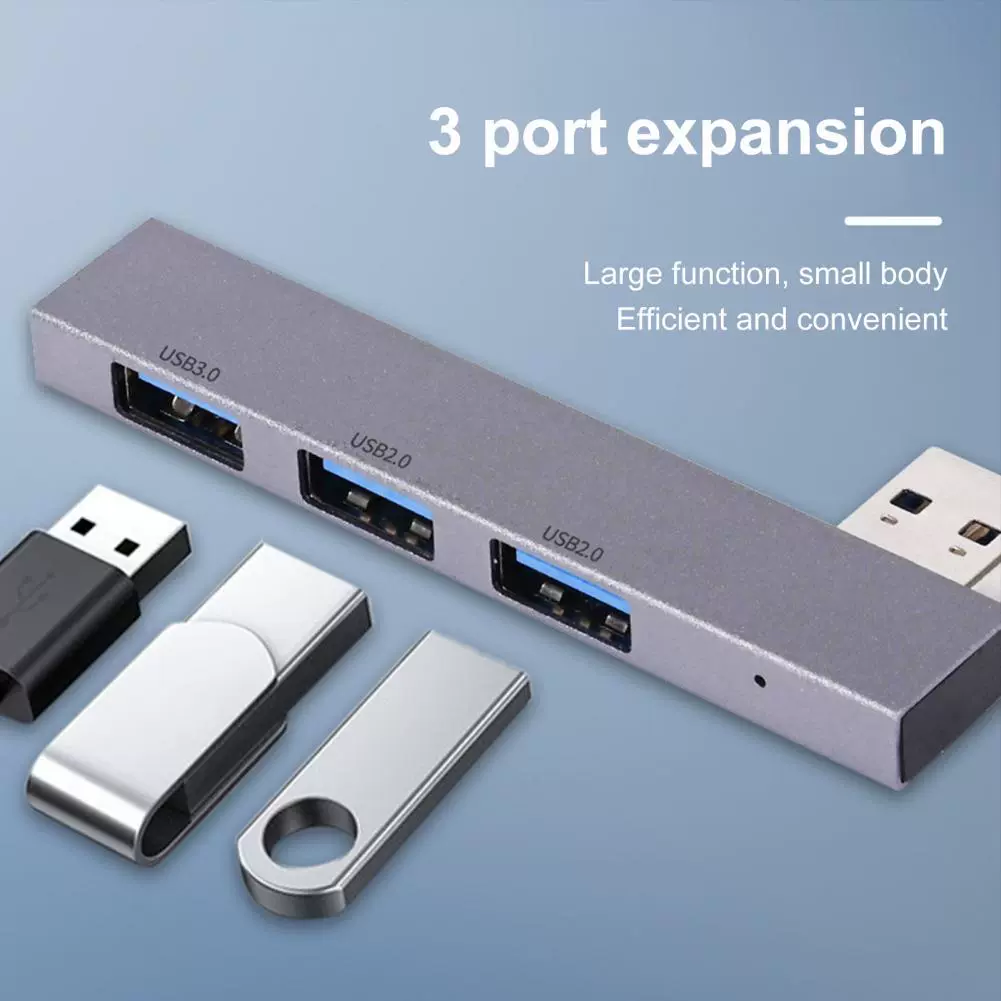 Новый USB3 HUB из алюминиевого сплава мини USB3.0 трехпортовый хаб расширение док-станция ноутбука