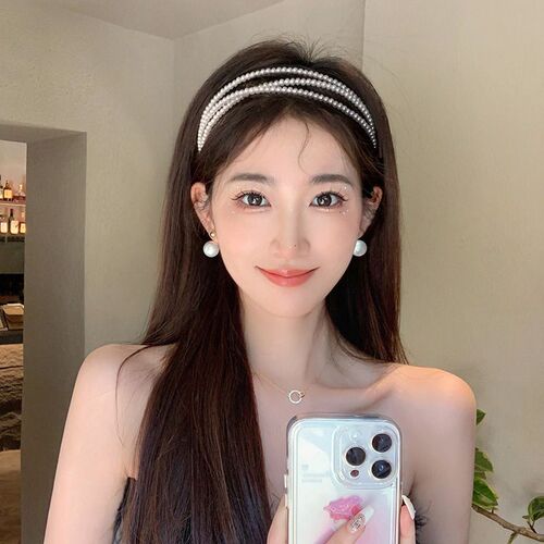 Pearl Hair Clip for Women - Ultra-Chic French Romantic Style, 2024 New Arrival, Face-Framing High Crown Hair Accessory, 2024 Hair Pin